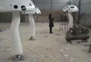 公園香菇雕塑 戶外果蔬雕塑 抽象蔬菜雕塑