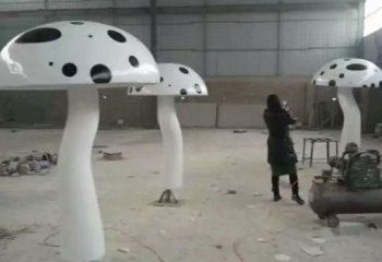 商業街香菇雕塑 烤漆果蔬雕塑 彩繪蔬菜雕塑