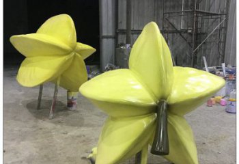 公園楊桃雕塑 創意企業果蔬雕塑 美陳水果雕塑