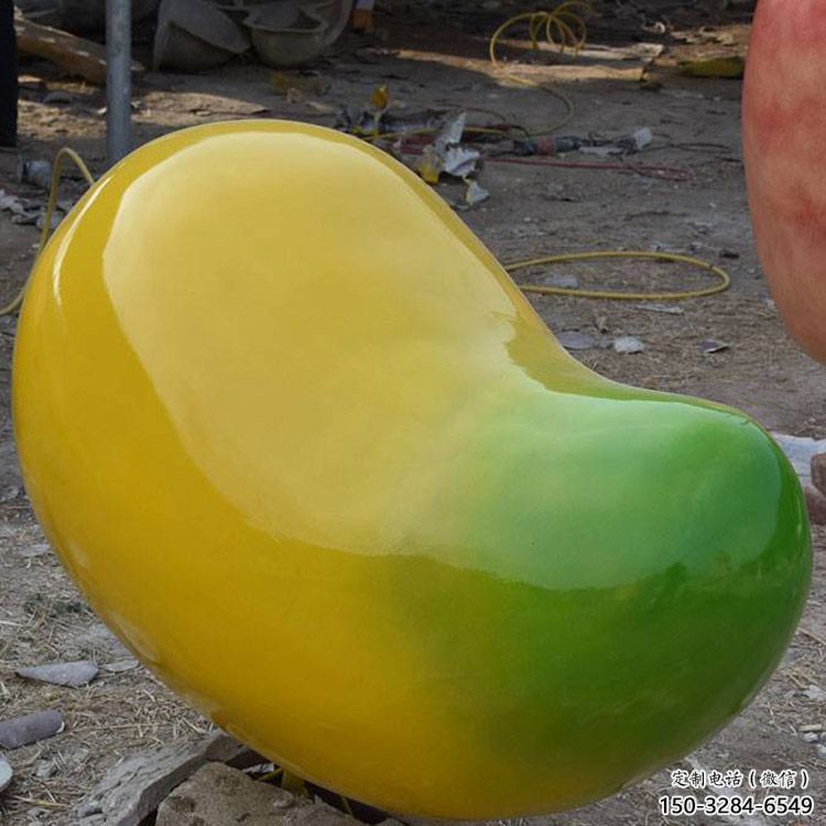 室內(nèi)芒果雕塑 仿真景觀水果雕塑 大型果蔬雕塑