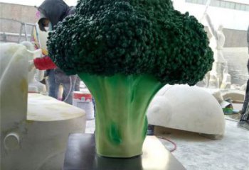 烤漆菜花雕塑 鋼管果蔬雕塑 室內(nèi)蔬菜雕塑