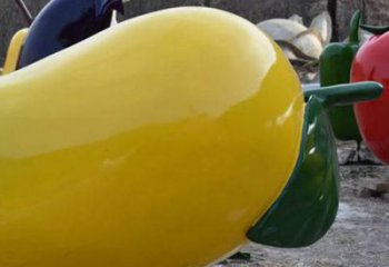 房地產(chǎn)芒果雕塑 現(xiàn)代景觀水果雕塑 幾何果蔬雕塑