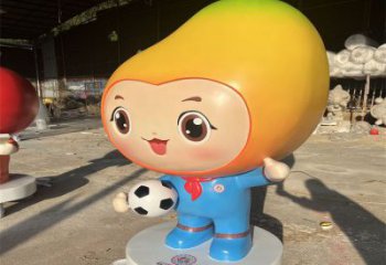 農(nóng)村芒果雕塑 抽象藝術(shù)水果雕塑 烤漆果蔬雕塑