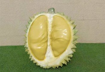 大型商場榴蓮雕塑 仿真果蔬果雕塑 彩繪水果雕塑