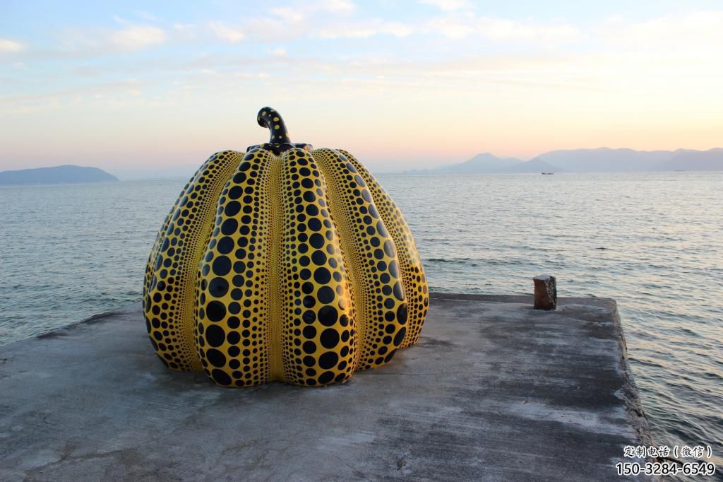 仿古南瓜雕塑 庭院彩繪雕塑 田間小品