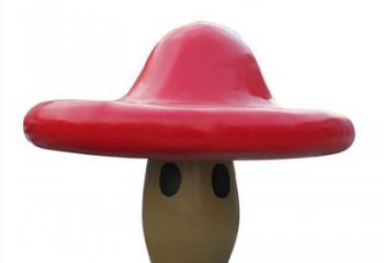 商業(yè)街蘑菇雕塑 售樓處雕塑 果蔬擺件