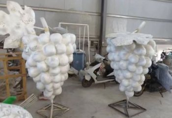 城市葡萄雕塑 風景區彩繪雕塑 抽象擺件