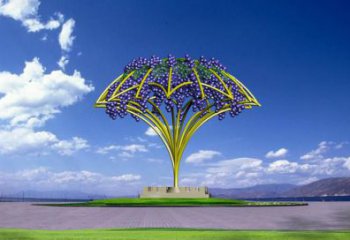 葡萄雕塑 景觀美陳果蔬雕塑 噴漆水果雕塑