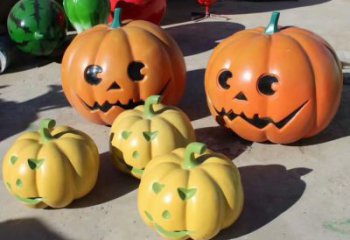 仿真南瓜雕塑 店門口園林雕塑 果蔬小品