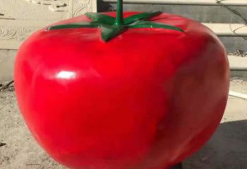 庭院番茄雕塑 城市彩繪雕塑 蔬菜小品