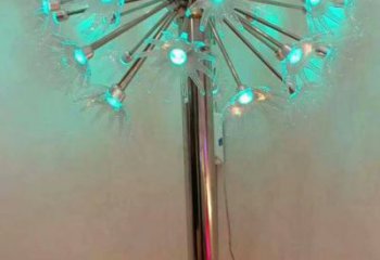 賓館蒲公英雕塑 烤漆大型花卉雕塑 歐式植物雕塑