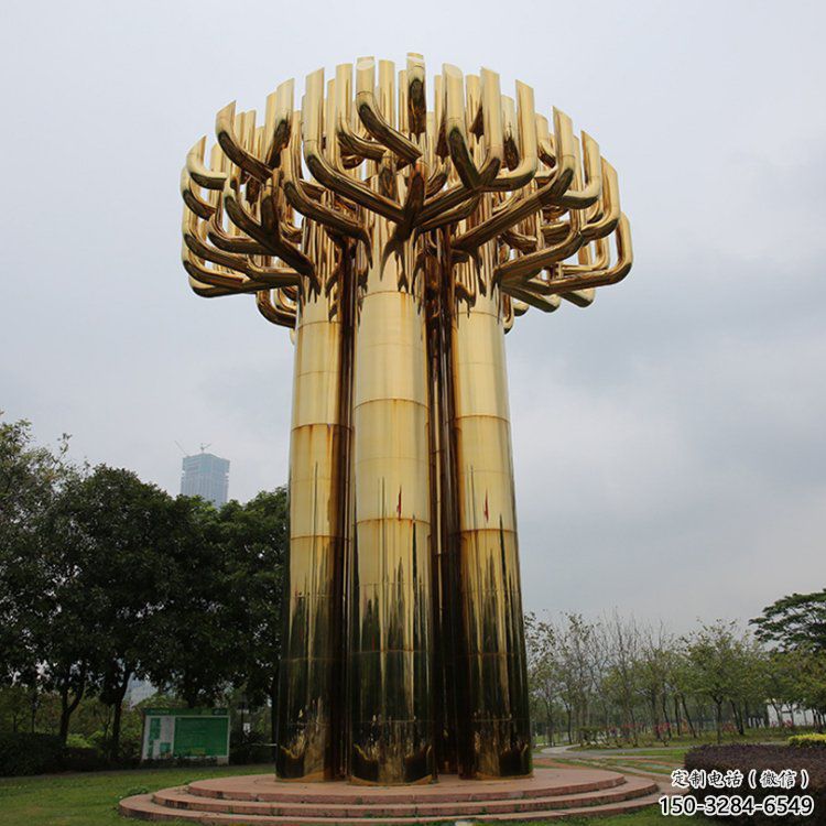 園林精神堡壘雕塑 大型標(biāo)識雕塑 中式標(biāo)牌雕塑