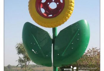 景觀向日葵雕塑 仿真花卉雕塑 景觀花朵雕塑