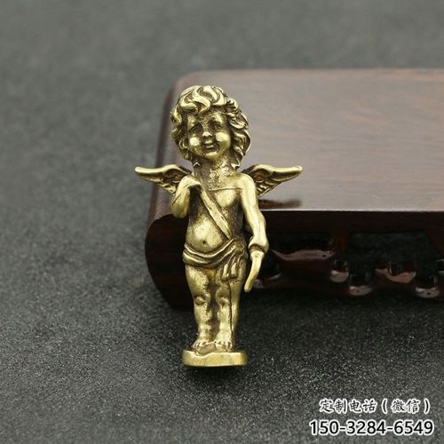 街道丘比特雕塑 現代景觀肖像雕塑 彩繪歐式雕塑