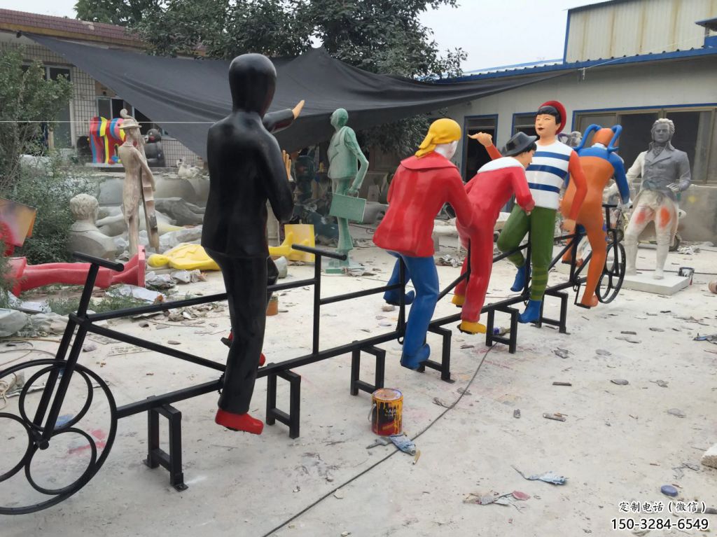 風景區(qū)小丑雕塑廠 售樓處廣場雕塑 仿古擺件