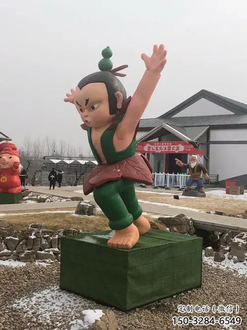 園林葫蘆娃雕塑廠 城市廣場雕塑 步行街擺件