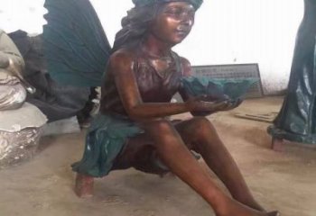 庭院丘比特雕塑 公園草地歐式雕塑 鍛造肖像雕塑