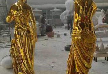 鏡面維納斯雕塑廠 烤漆大型西方雕塑 戶外肖像雕塑