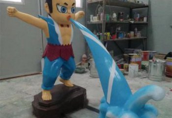 卡通葫蘆娃雕塑廠 酒店公園雕塑 風(fēng)景區(qū)擺件