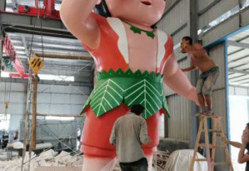 園林葫蘆娃雕塑價格 風(fēng)景區(qū)卡通雕塑 廣場小品