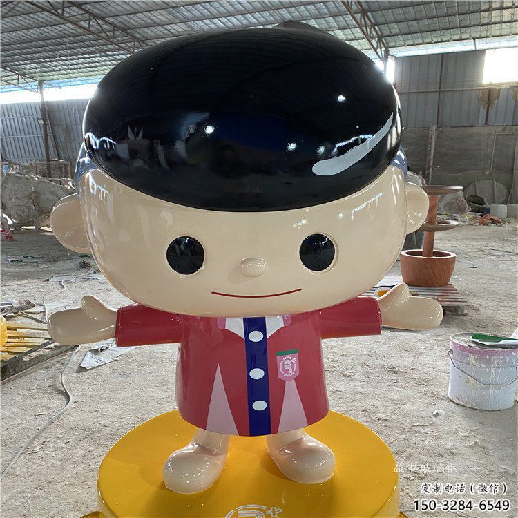 大型廚師雕塑 鍛造發(fā)光卡通雕塑 房地產(chǎn)動漫雕塑