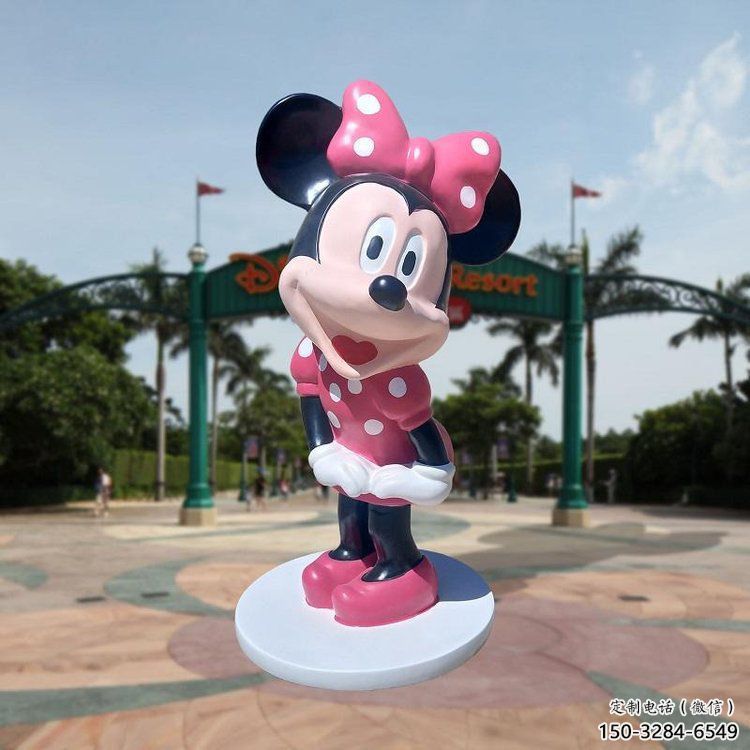 村口米奇雕塑 啞光卡通雕塑 公園動(dòng)漫雕塑