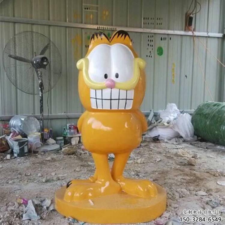 景觀唐老鴨雕塑 剪影卡通雕塑 商業街動漫雕塑