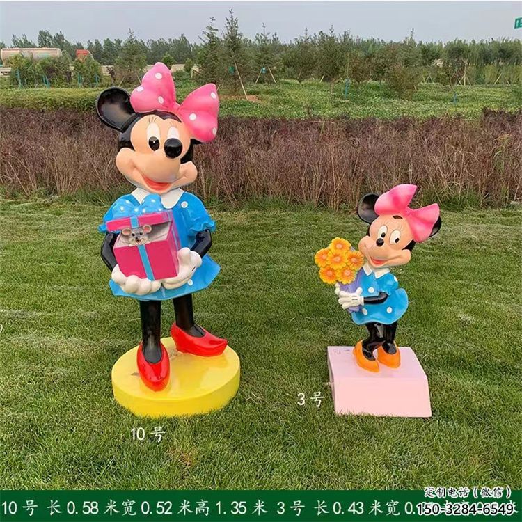 烤漆唐老鴨雕塑 鋼管卡通雕塑 室內動漫雕塑