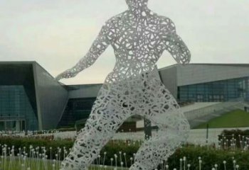 鏤空李小龍雕塑廠 廣場近代雕塑 門口小品