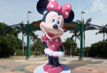 商業街米奇雕塑 烤漆卡通雕塑 彩繪動漫雕塑