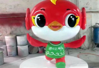 鋼管唐老鴨雕塑 異形卡通雕塑蔬 農(nóng)村動漫雕塑