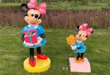 烤漆唐老鴨雕塑 鋼管卡通雕塑 室內(nèi)動漫雕塑