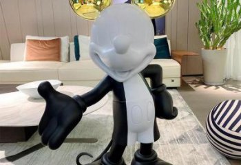 美陳唐老鴨雕塑 異形卡通雕塑 酒店動(dòng)漫雕塑