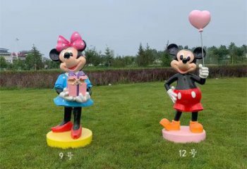 唐老鴨雕塑 景觀校園卡通雕塑 商業街動漫雕塑