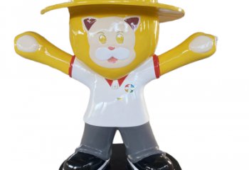 景觀海綿寶寶雕塑 烤漆大型卡通雕塑 酒店動(dòng)漫雕塑