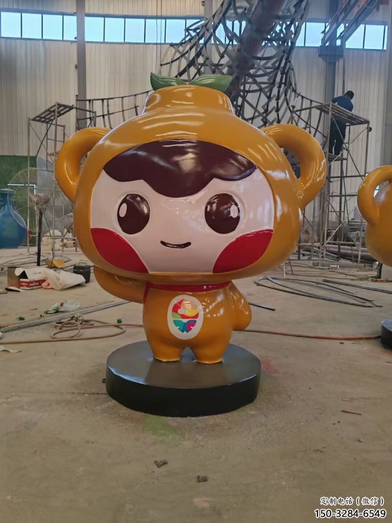 彩繪娃娃雕塑 大型城市雕塑 商業(yè)街擺件