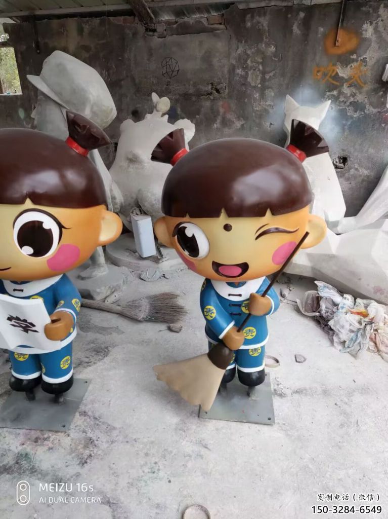 城市娃娃雕塑 風景區彩繪雕塑 抽象擺件