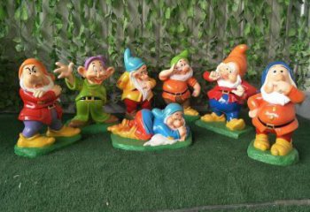 別墅區白雪公主雕塑 大型別墅區動漫雕塑 剪影卡通雕塑