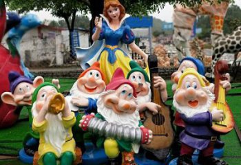 酒店白雪公主雕塑 景觀美陳卡通雕塑 現(xiàn)代動漫雕塑