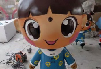 風景區(qū)娃娃雕塑 售樓處廣場雕塑 仿真擺件