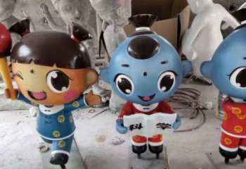 園林娃娃雕塑價格 田間彩繪雕塑 動漫擺件