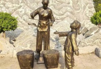 大型小販雕塑 步行街民俗雕塑 小販擺件