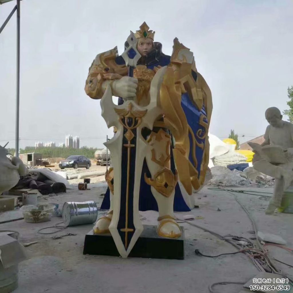 店門口機器人雕塑廠家 創意景觀雕塑 卡通擺件