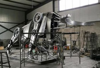 風景區機器人雕塑廠家 售樓處廣場雕塑 仿古擺件