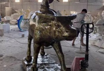 房地產牧童雕塑廠家 現代景觀鑄銅雕塑 幾何民俗雕塑