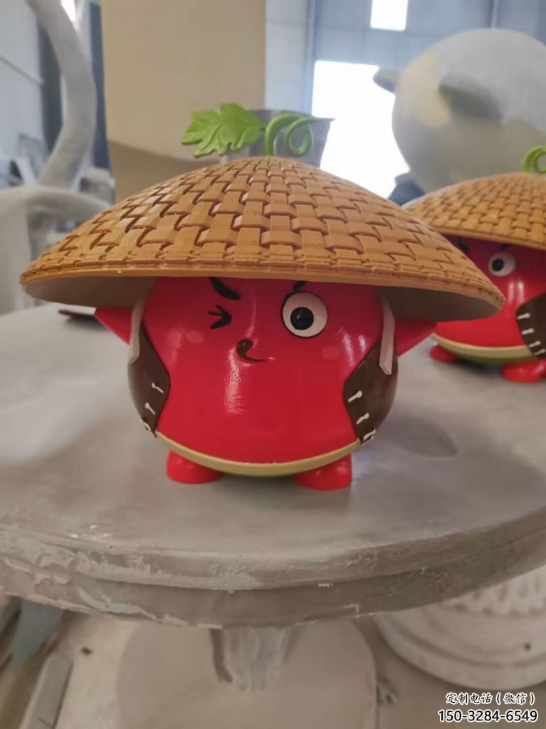 大型玩偶雕塑 商業(yè)街廣場(chǎng)雕塑 彩繪擺件