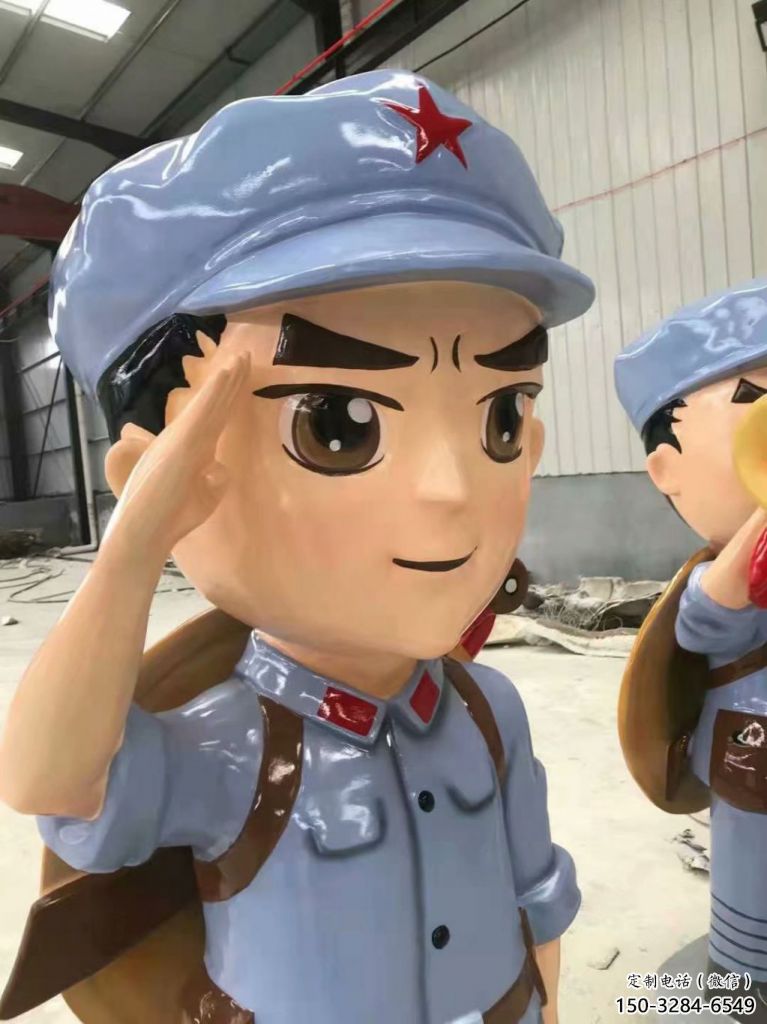 交警雕塑 電鍍現代軍人雕塑 公園士兵雕塑