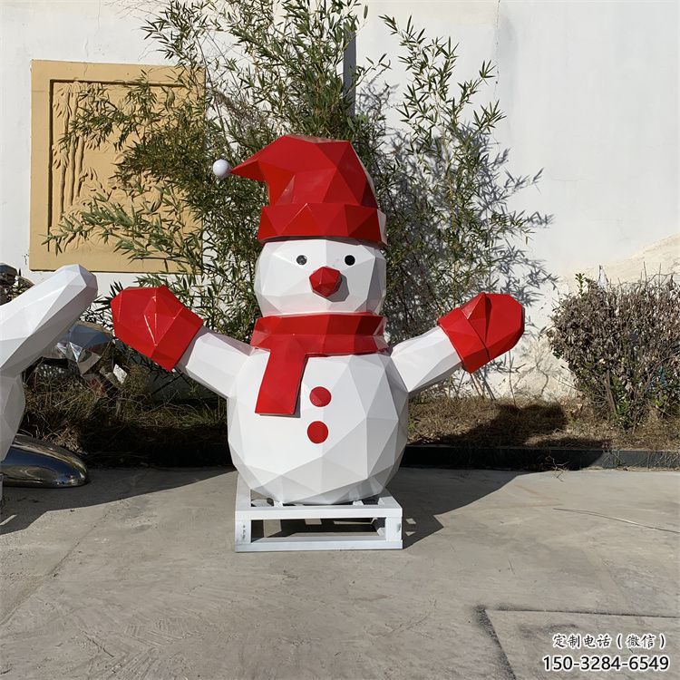 城市雪人雕塑 風景區彩繪雕塑 抽象擺件