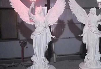 戶外耶穌雕塑 噴漆西方雕塑 燈光人物雕塑