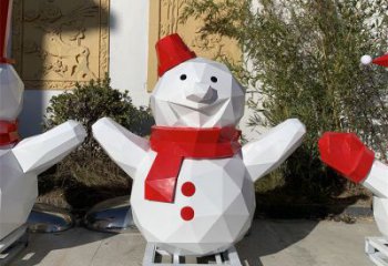 店門口雪人雕塑 創(chuàng)意景觀雕塑 卡通擺件
